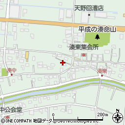 静岡県袋井市湊630周辺の地図