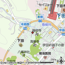 静岡県下田市一丁目14-35周辺の地図
