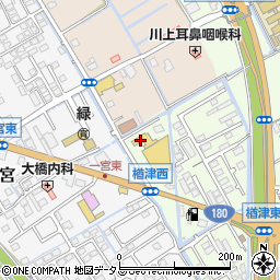 元気堂一宮店周辺の地図