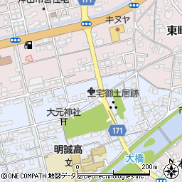 寺井建築事務所周辺の地図