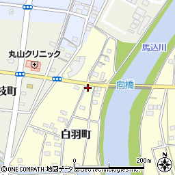 静岡県浜松市中央区白羽町1452周辺の地図