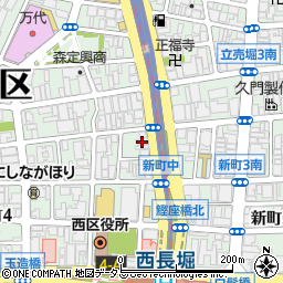 セレッソコート西心斎橋周辺の地図