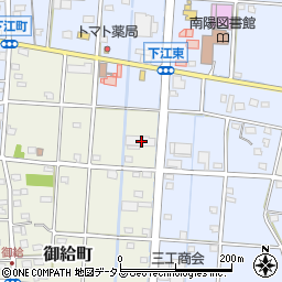 静岡県浜松市中央区御給町170周辺の地図