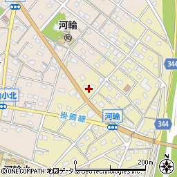 静岡県浜松市中央区河輪町145周辺の地図