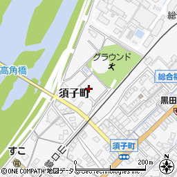 島根県益田市須子町6周辺の地図