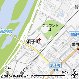 島根県益田市須子町6周辺の地図