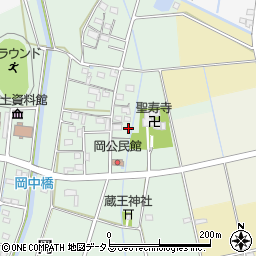 静岡県磐田市岡293周辺の地図