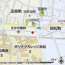 静岡県浜松市中央区法枝町669周辺の地図
