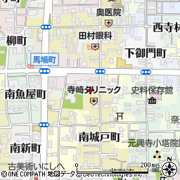 奈良県奈良市南風呂町3周辺の地図