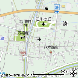 静岡県袋井市湊481周辺の地図