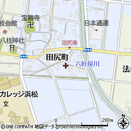 静岡県浜松市中央区田尻町401周辺の地図