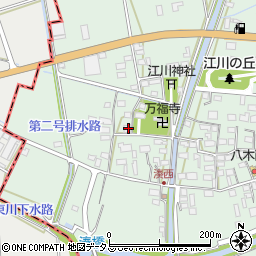 静岡県袋井市湊43周辺の地図