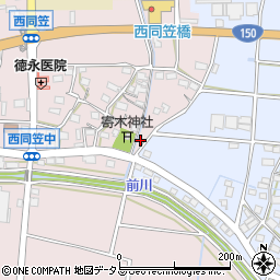 静岡県袋井市西同笠353周辺の地図