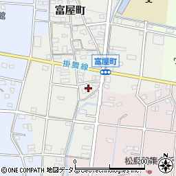 静岡県浜松市中央区富屋町211周辺の地図