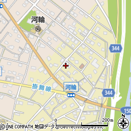 静岡県浜松市中央区河輪町129周辺の地図