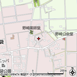 静岡県磐田市川袋1002-1周辺の地図