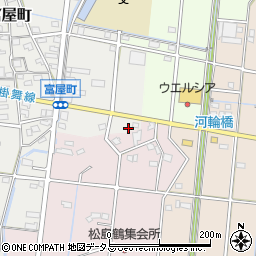 静岡県浜松市中央区富屋町182周辺の地図