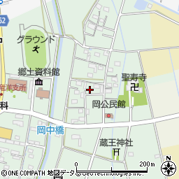 静岡県磐田市岡291周辺の地図