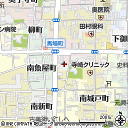 奈良県奈良市南風呂町19周辺の地図