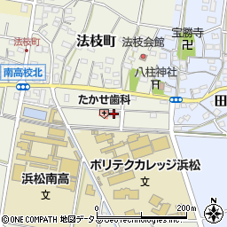 静岡県浜松市中央区法枝町678周辺の地図