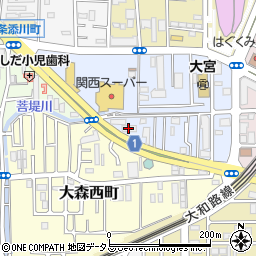 ピアッツァコート奈良三条周辺の地図