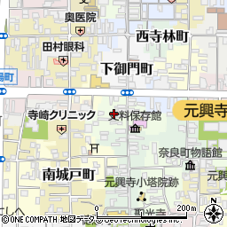 奈良県奈良市脇戸町周辺の地図