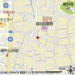 福田町サービス店会周辺の地図