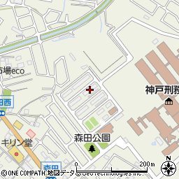 神戸刑務所官舎Ｂ周辺の地図