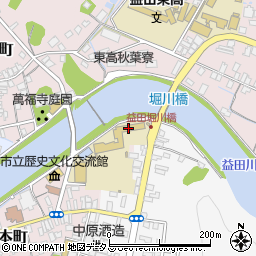 益田市立益田小学校周辺の地図