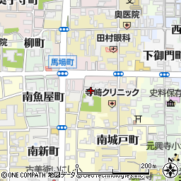 奈良県奈良市南風呂町14周辺の地図
