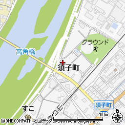 島根県益田市須子町7-16周辺の地図