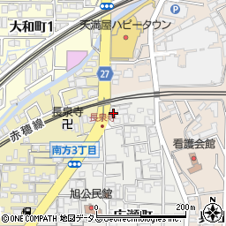 岡山中央整体院周辺の地図