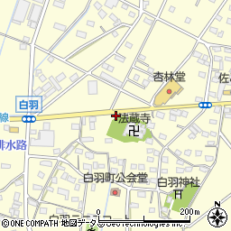静岡県浜松市中央区白羽町1265周辺の地図