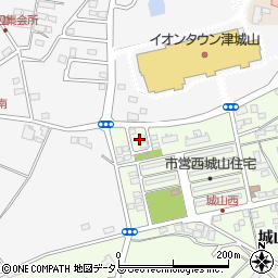 三重県津市城山3丁目15周辺の地図