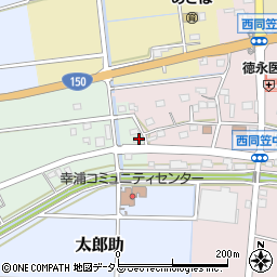 静岡県袋井市湊1060-1周辺の地図
