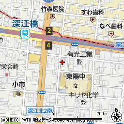 トーイツ株式会社　大阪営業所周辺の地図