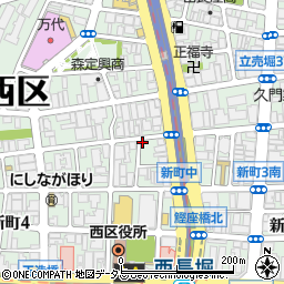 ＨＫ新町ビル周辺の地図