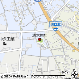 清木神社周辺の地図