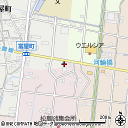 静岡県浜松市中央区富屋町181周辺の地図