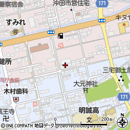 有限会社益田葬儀社周辺の地図