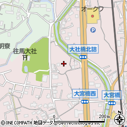 竜田川周辺の地図