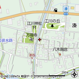 静岡県袋井市湊487周辺の地図