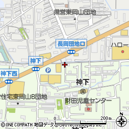 岡山県岡山市中区神下488-12周辺の地図