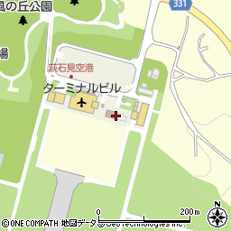 石見空港観光案内所周辺の地図