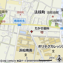 静岡県浜松市中央区法枝町692周辺の地図