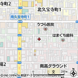 和弘食品株式会社大阪支店周辺の地図