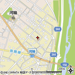 静岡県浜松市中央区河輪町112周辺の地図