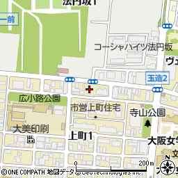 ダスキンレスキュー　サポート店大阪中部地区受付ダイヤル周辺の地図