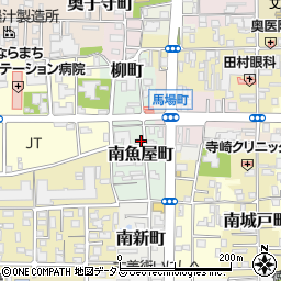 奈良県奈良市南魚屋町9-5周辺の地図