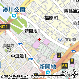 松岡珈琲店周辺の地図